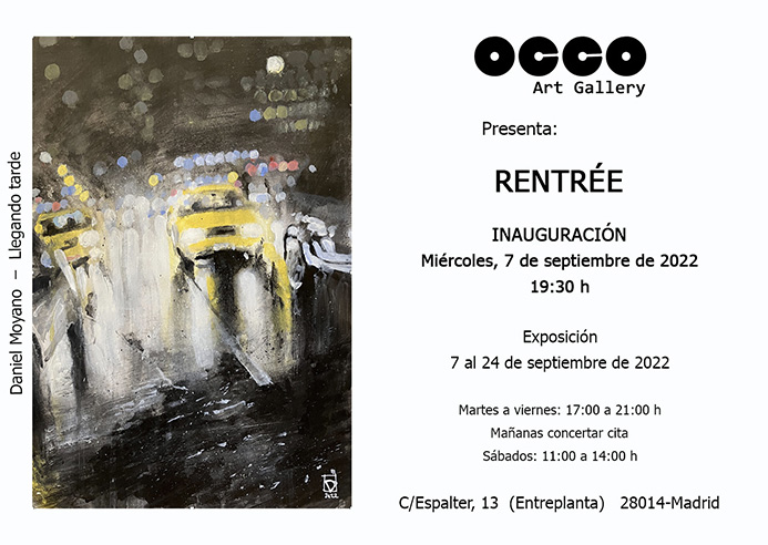 OCCO Art Gallery es una galería de arte, situada en Madrid, cuyo objetivo es difundir el arte en España e internacionalmente