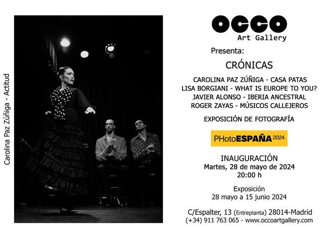 OCCO Art Gallery en PHotoESPAÑA 2024. Exposición CRÓNICAS