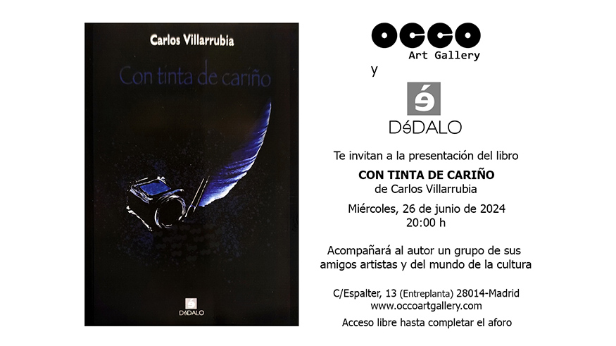 Presentación del libro Con Tinta de Cariño de Carlos Villarrubia