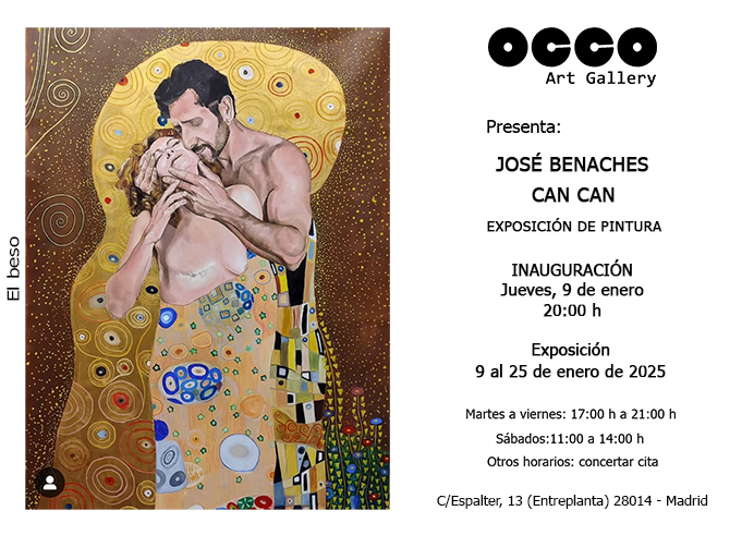 OCCO Art Gallery exposición colectiva de pintura y escultura en Madrid.