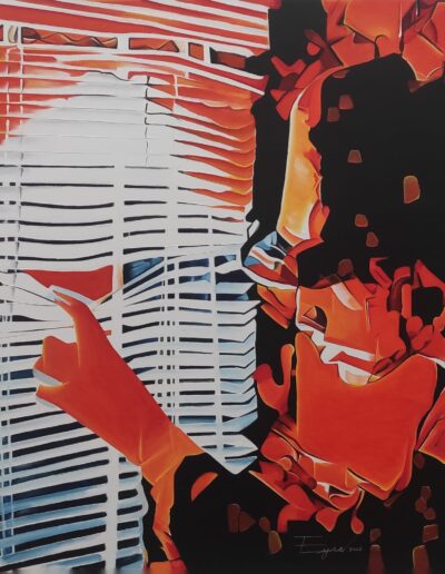 Exposición EXPECTATIONS de Eyra Adonoo. Exposición de pintura en OCCO Art Gallery. Del 20 de febrero al 8 de marzo de 2025