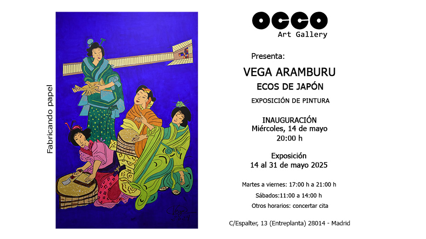 Vega Aramburu, exposición ECOS DE JAPÓN