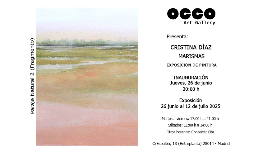 Cristina Díaz, exposición MARISMAS