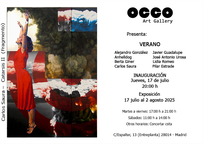 Exposición de pintura y arte textil VERANO. Desde el 17 de julio hasta el 2 de agosto de 2025 en OCCO Art Gallery