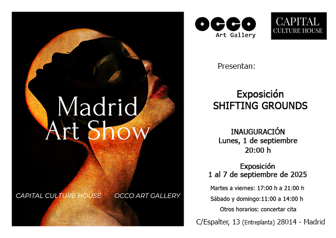 Exposición de arte SHIFTING GROUND de Capital Culture House en OCCO Art Galery. Desde el 1 al 7 de septiembre de 2025.