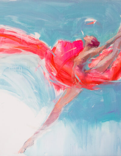 Exposición individual de pintura figurativa de Lucas Brox, Miradas Prestadas. Puedes visitarla desde el 23 de octubre al 8 noviembre 2025 en OCCO Art Gallery, Madrid.