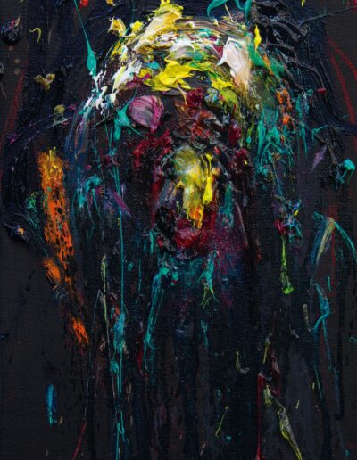 Exposición individual de pintura figurativa de Lucas Brox, Miradas Prestadas. Puedes visitarla desde el 23 de octubre al 8 noviembre 2025 en OCCO Art Gallery, Madrid.