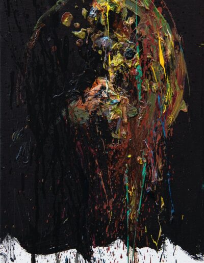 Exposición individual de pintura figurativa de Lucas Brox, Miradas Prestadas. Puedes visitarla desde el 23 de octubre al 8 noviembre 2025 en OCCO Art Gallery, Madrid.