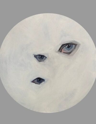 Exposición individual de pintura figurativa de Lucas Brox, Miradas Prestadas. Puedes visitarla desde el 23 de octubre al 8 noviembre 2025 en OCCO Art Gallery, Madrid.