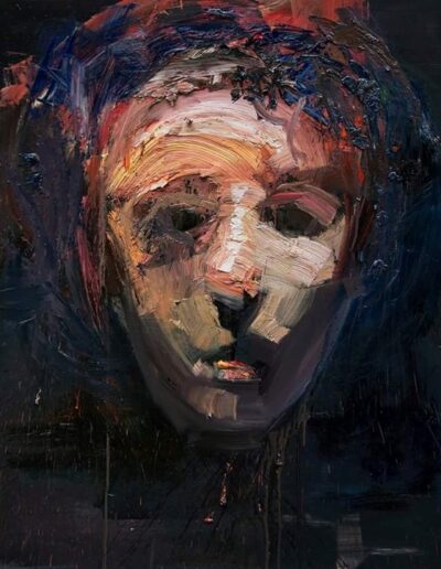 Exposición individual de pintura figurativa de Lucas Brox, Miradas Prestadas. Puedes visitarla desde el 23 de octubre al 8 noviembre 2025 en OCCO Art Gallery, Madrid.