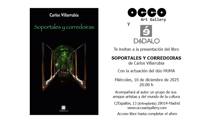 Presentación del libro Soportales y corredoiras de Carlos Villarrubia
